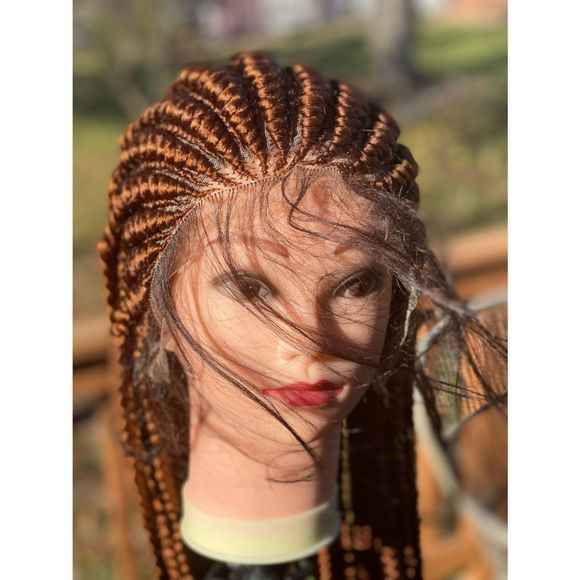 Corn roll braided wig - Picture 2 of 5